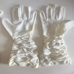 3 Pair Vintage Women Off White Beige Gloves Size 7