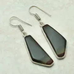 Jasper Handmade Drop Dangle Earrings Jewelry Gift For Her 1.84" AE-55034