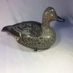 Set Of Three Duck Decoys Plastic