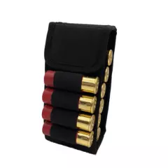 3Pcs Men's Tactical 12GA Shotgun Bullet Pouch Molle 16 Shells Holder Ammo Pouch