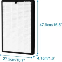 2-Pack True HEPA Filters for Airthereal Pure Morning APH260 - Replacement Set