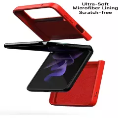 for Samsung Galaxy Z Flip 3 5G Case, Galaxy Z Flip 3 Case with Ring...