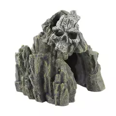 Skull Mountain Aquarium Ornament Fish Tank Decorations Small Terrain Scenery ...