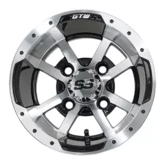 Set of 4 - 10 inch GTW Storm Trooper Machined Wheels on 22 inch A/T Tires