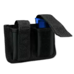 NEW Barsony Dbl Magazine Pouch for Ruger, Kel-Tec Mini/Pocket 22 25 380 Pistols