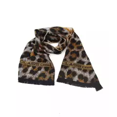 Cavalli Class Animalier Fantasy Logo Scarf - Scarves & Shawls - Brown -Size