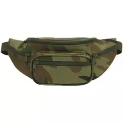 Brandit Waist Bag Paintball Carry Pack Hiking Mens Outdoor Sack Woodland Camo