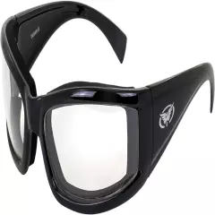 Transition Stray Cat 24 Motorcycle Sunglasses with Clear to Smoke Anti-Fog Photo