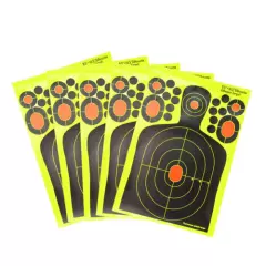 9.5x14.5" Splatter Shooting Targets Paper Range Gun Pistol Archery Self Adhesive