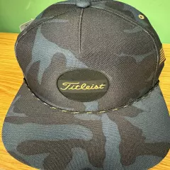 Titleist Boarkwalk Rope Folds Of Honor Black Camo Army Green Golf Hat