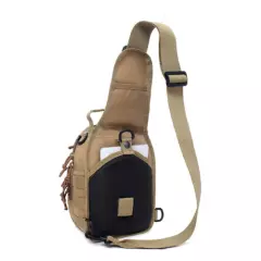 Outdoor Molle Tactical Men's Sling Chest Bag Messenger Shoulder Pouch Mud Bags