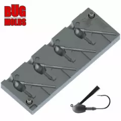 FishingSinkerMold AluminiumFishing Mold Lure making Lead Molds Tungsten Casting