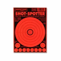 Shot Spotter Orange - Adhesive Shooting Targets - 6"x9"