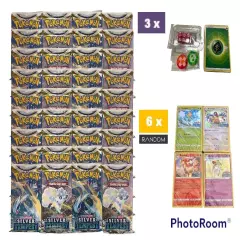 Pokemon x3 Silver Tempest Build and Battle Stadium 36 Packs same Booster Box