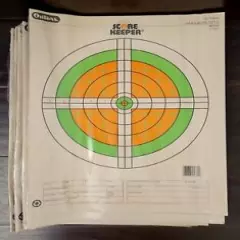 Lot of 84: Outer's #45762 Score Keeper Targets, 100yd Small Bore Rifle