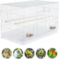 30-inch Stackable Flight Bird Cages for Parakeets Cockatiels Conures Finches Bud