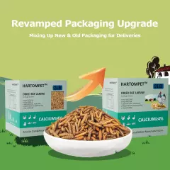 HARTOMPET Better Than Dried Mealworms for Chickens 2 lbs - 85X More Calcium T...