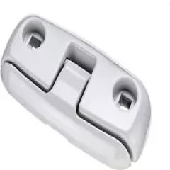 Attwood 12048-4 Aluminum Fold-Down Dock Cleat, White, 6-Inch