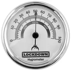 Lockdown Hygrometer Silver 222111