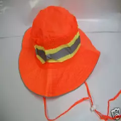 Safety Boonie Hat Flourescent Orange #1271-O Lot of 72 BULK