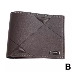 Fashion Casual Wallet Men's Youth Thin Horizontal Soft Wallet`