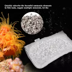 Aquarium Filter Stone Natural Ammonia Zeolite Fish Tank Water Purification O LLI