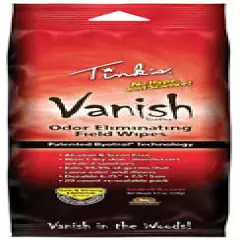 Tink's Vanish Oder Eliminating Hunting Field Wipes 20 Pack - W5935 - NEW!