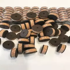 Cork Rings 100 Recoil Burl , 1 1/4" x 1/2" x 1/4" Hole