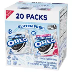 Gluten Free Original & Double Stuf Chocolate Sandwich Cookies Variety Pack, Glut