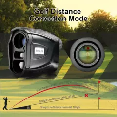 BOBLOV 650Yards 6X Magnification Golf Rangefinder Flag Locking Vibration 600m