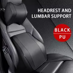 Car Neck Headrest Pillow Support Cushion Car Breathable Car Lumbar Pillow 