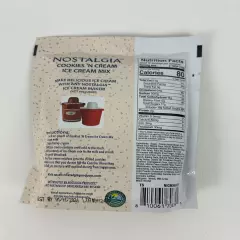 Nostalgia Cookies N Cream Ice Cream Mix Makes 2 Quarts 8oz Best by 2026 NEW NIP