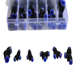 118 Quick Connect Push in Air Line Hose Joiner Grab Kits Assortment