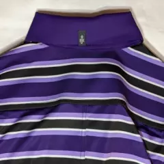 Women's Belyn Key Keystone Half Zip Polo Small Purple - size L - MSRP $112