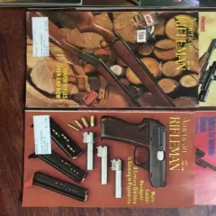 American Rifleman Magazine Lot of 12 Vintage 1980 Complete Year Hunter Sportsman