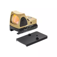 RMR Tactical Red Dot Reflex Sights with Adjustable LED Blue Red Green Golden