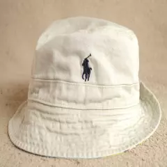 Polo Ralph Lauren Vintage Reversible Teddy Bear Hawaiian Surfing Bucket Hat