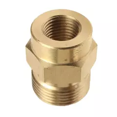 Heavy Duty Brass Gasket Adapter Foam Coupler 14 F M22 for High Pressure Water