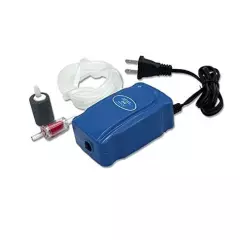 Aquarium Air Pump Kit for 3-20 Gallon Fish Tank, 3W 48GPH Oxygen Aerator for 