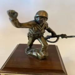 Army Navy Golf Challenge Wood Trophy Military Rivalry Soldier 2009 Winner USA