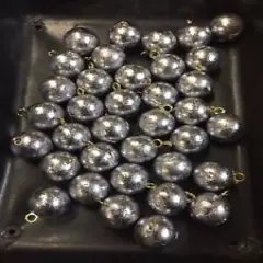 Cannonball Sinkers 6 Lbs 1-11/2-2-3-4-5-6-8-10-12-16 Oz Any Combination Of Sizes