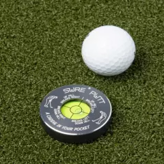 Sure Putt Pro Golf Putting Aid - Gunmetal - Learn to Read Greens & Lower Scores!