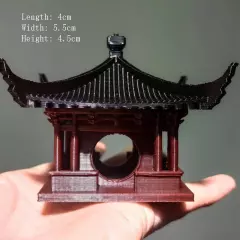 Chinese Ancient Architectural Model Aquarium Micro Landscape Bonsai 3D Printing