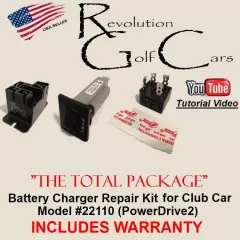 Battery Charger Repair / Rebuild Kit / PowerDrive2 22110 / WARRANTY for Club Car