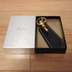 Zippo Brown Leather Keychain/Key Holder with Box Unused