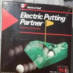 World Of Golf Electric Putting Partner W/ Ball Return Putting Aid Oscar Jr 