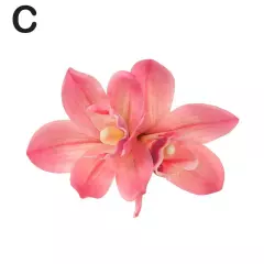 Double-Flower Hairpin Orchid Flowers Hair Clip Hawaii Hair Claw Women