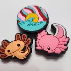 Shoe Charms "Axolotl" Set of 3