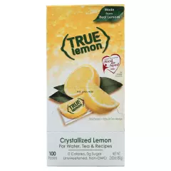 True Lemon sugar free drink mix 100 packets,caffeine free & on the go