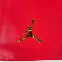 Nike Jordan Jumpman Unisex Faux Red Leather Drawstring Sack Pack 9A0191 R78 NEW